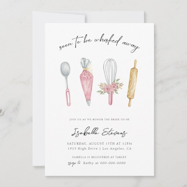 Invitación Shower Bridal Shower (Anverso)