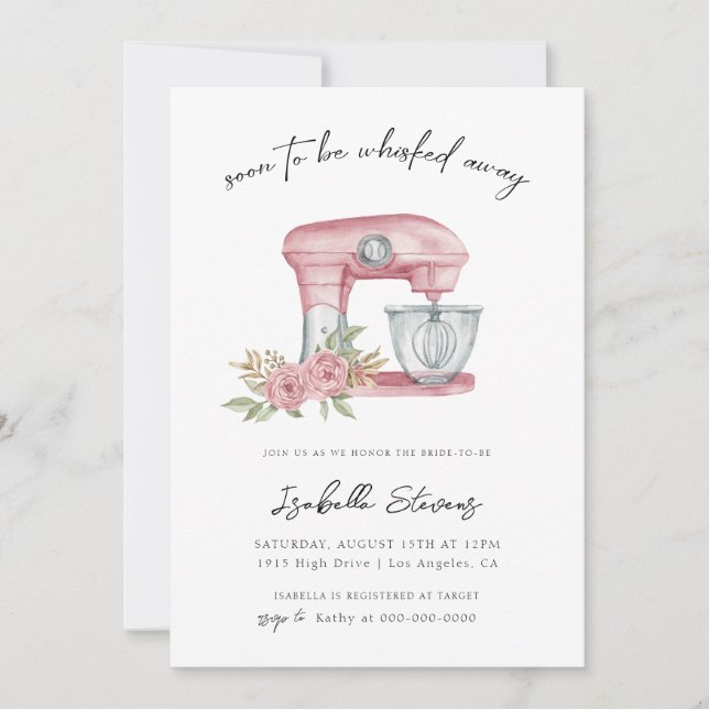 Invitación Shower Bridal Shower (Anverso)