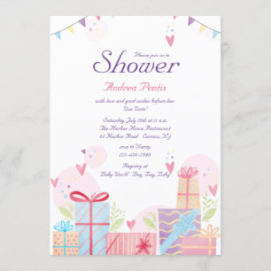 Invitación Shower of Love Baby Shower