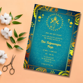Invitación Shri Satyanarayan Pooja Hindu