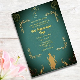 Invitación Shri Satyanarayan Pooja Hindu