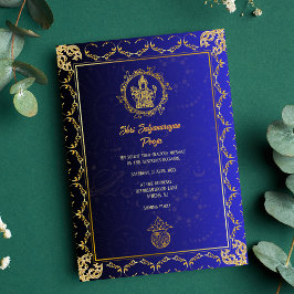 Invitación Shri Satyanarayan Pooja Minimal Hindú