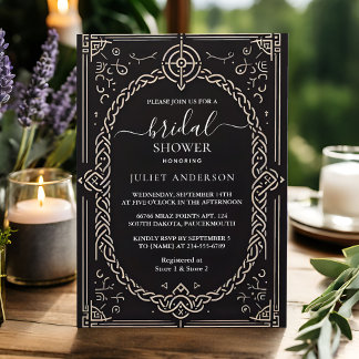 Invitación Si la diversión nórdica celta es medieval Scrodal 