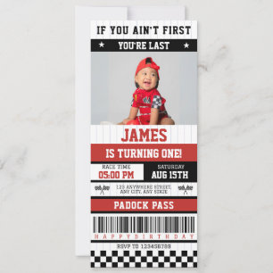 Invitación Si no eres el primero, eres el primer cumpleaños d