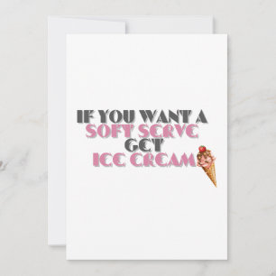 Invitación si quieres un suavizado, obtén helado