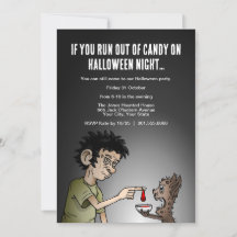 Si te quedas sin caramelos en la noche de Hallowee