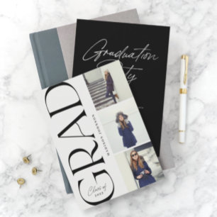 Invitación Side Typography Graduation 2022 3 Photo  Party