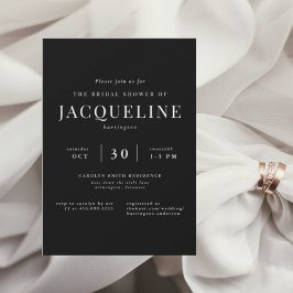 Invitación Siempre tu elegante ducha nupcial