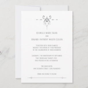 Invitación Siempre y siempre Bella y Edward Boda