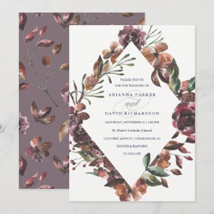Invitación Sienna Botanical   Boda