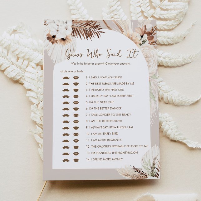 Invitación SIERRA Boho Adivina Quién Dijo Que Era Un Juguete  (Subido por el creador)