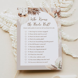 Invitación SIERRA Boho que conoce el mejor juego de novias
