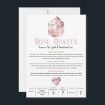 Invitación Significado metafísico del cristal rosa cuarzo<br><div class="desc">Completa con tu información.</div>