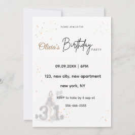 Invitación signo de cumpleaños, señal de bienvenida, cumpleañ