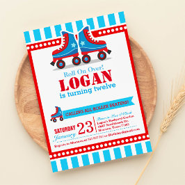 Invitación ¡Sigue adelante! Cumpleaños del deporte de patinaj