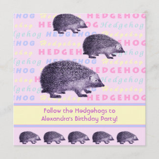 Invitación Sigue la fiesta de cumpleaños de la pequeña niña d