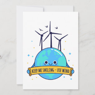 Invitación Sigue Sonriendo - Usa Energía Eólica
