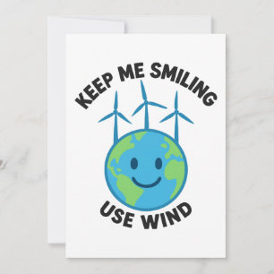 Invitación Sigue Sonriendo - Usa Energía Eólica