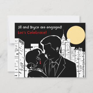 Invitación Silhouette Skyline de Nueva York