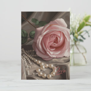 Invitación Silken Rosa