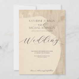 Invitación Silueta neutra de jarrón | BODA