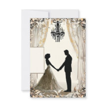 Silueta romántica de una pareja