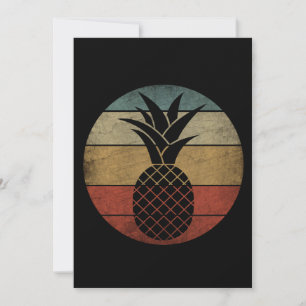 Invitación Silueta Vintage Piña