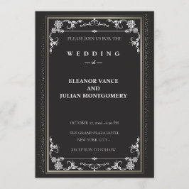 Invitación Silver Elegance Collection Wedding Invitation