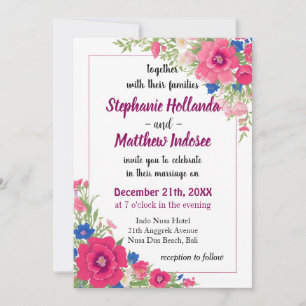 Invitación Simbolismo inmaduro en celebración Boda