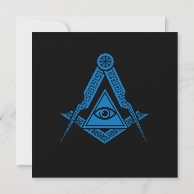 Invitación Símbolo de Illuminati Triangle Conspiración regalo (Anverso)