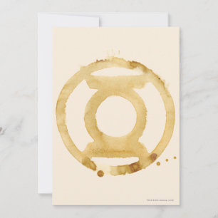 Invitación Símbolo de linterna de café