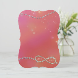 Invitación Símbolo infinito Rótulo Amor infinito Twinkling Li