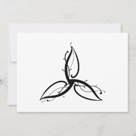 Invitación Símbolo Triquetra Odin Norse Wicca