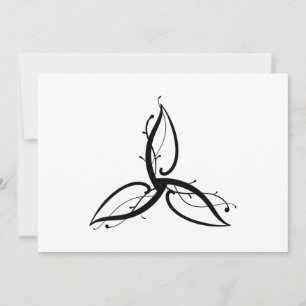 Invitación Símbolo Triquetra Odin Norse Wicca