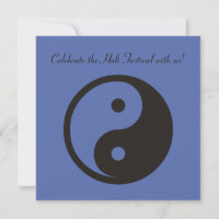 Símbolo Yin Yang - diseño de tatuaje sólido