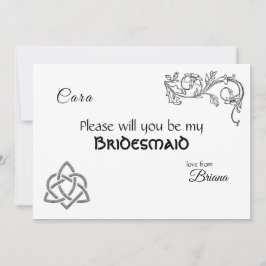 Invitación Símbolos celtas y follaje