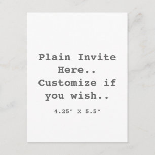 Invitación simple..