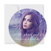 Invitación simple 2016 de la fiesta de graduación