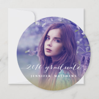 Invitación simple 2016 de la fiesta de graduación