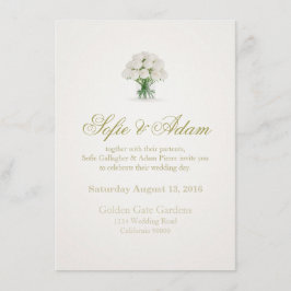 Invitación simple a la boda moderna
