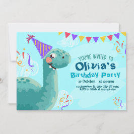 Invitación simple a la fiesta de cumpleaños de los