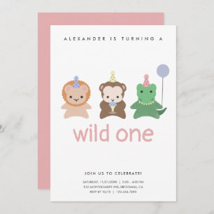 Invitación simple a la fiesta de cumpleaños de Wil