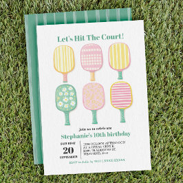 Invitación Simple acuarela Elegante Baloncesto Cumpleaños