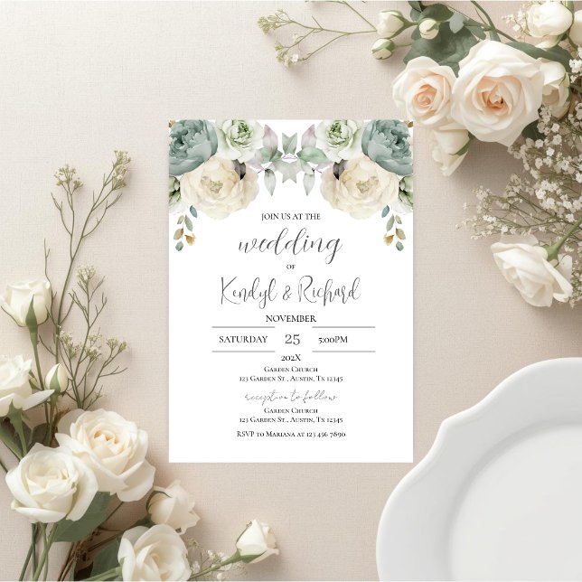 Invitación Simple Boho Elegant Wedding Invitation (Subido por el creador)