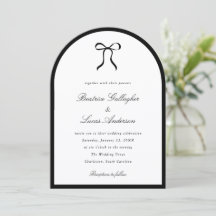 Simple Bow Classic Wedding