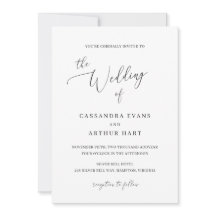 Simple clásica tradicional de matrimonio formal el