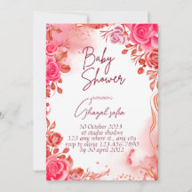 Simple Classic Baby Girl Shower