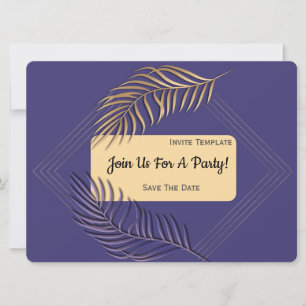 Invitación Simple Cualquier Ocasión Fiesta Clásico