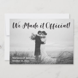 Invitación simple de Boda de tipografía rusa