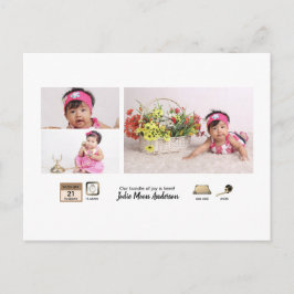 Invitación simple de Collage de fotos DE ESTADOS D